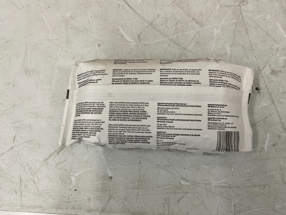 3M 60925 (2 packs) Combination Cartridge/Filter
