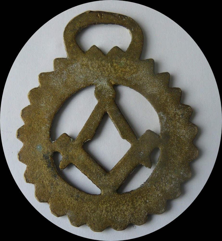 MASONIC horse brass (6508)