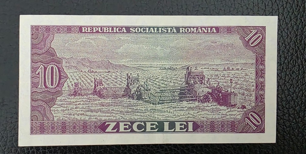 ROMANIA 10 LEI 1966 aUNC