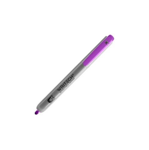 Writech Retractable Permanent Marker Purple Refillable 2.0mm Fine School Office