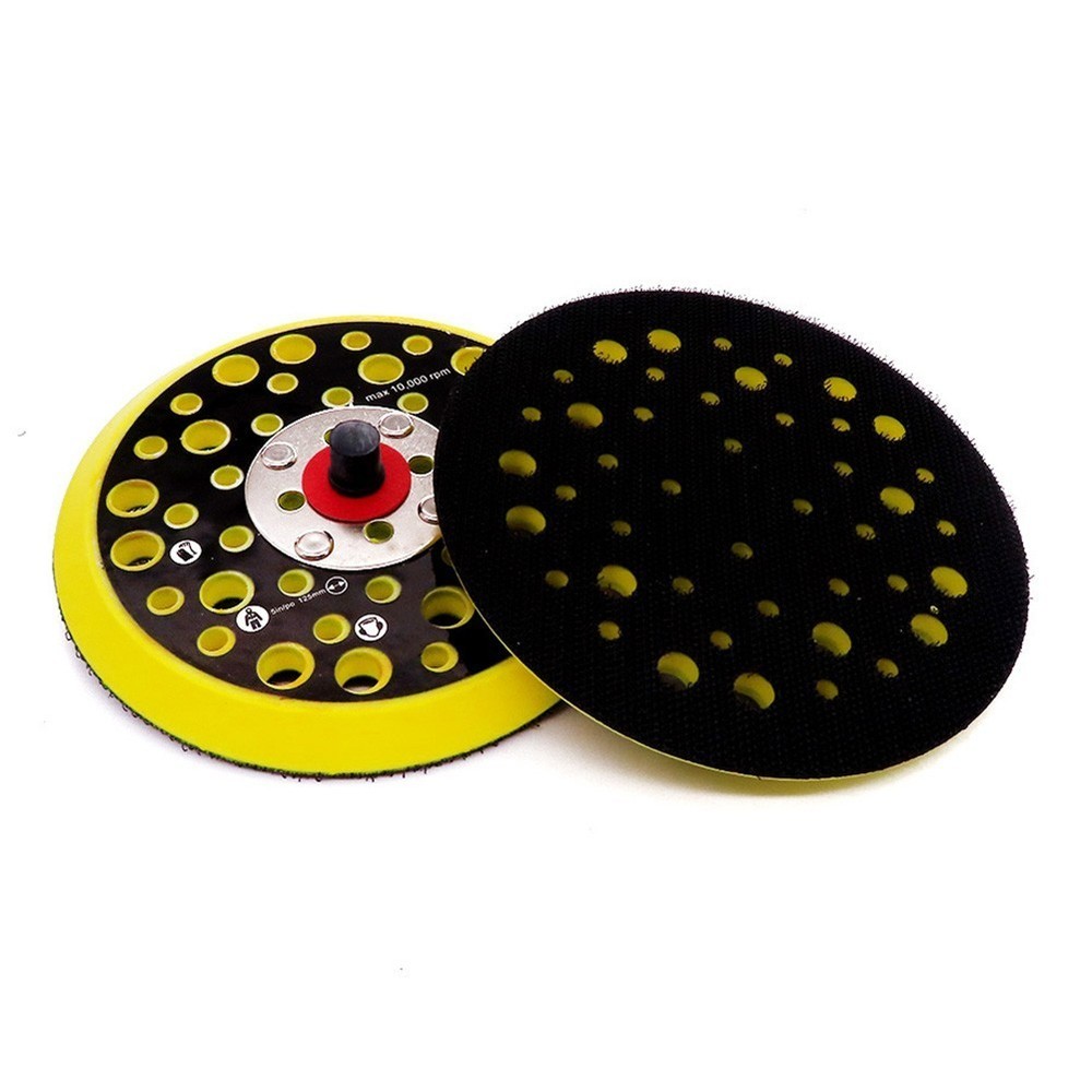 1* 5 Inch 44 Holes Sander Backing Pad Hook&Loop Dust Sanding Disc