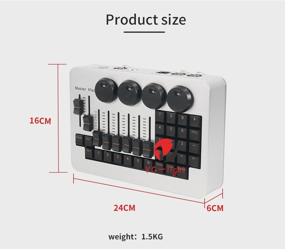 Professional Stage Lighting Console MA Mini Command Wing on PC DMX Controller