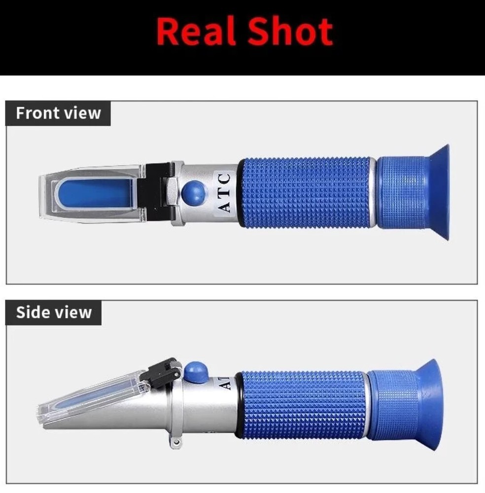 Food Brix Refractometer Alcohol Wine Refractometer Brix Fruit Sugar Meter 0-50