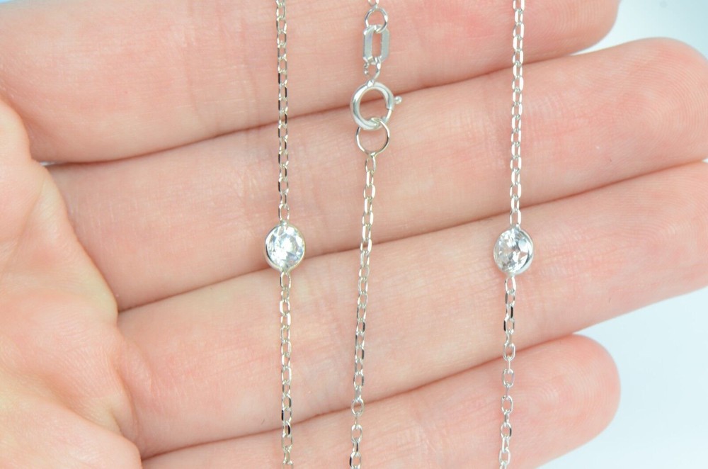 925 Sterling Silver Cubic Zirconia Necklace