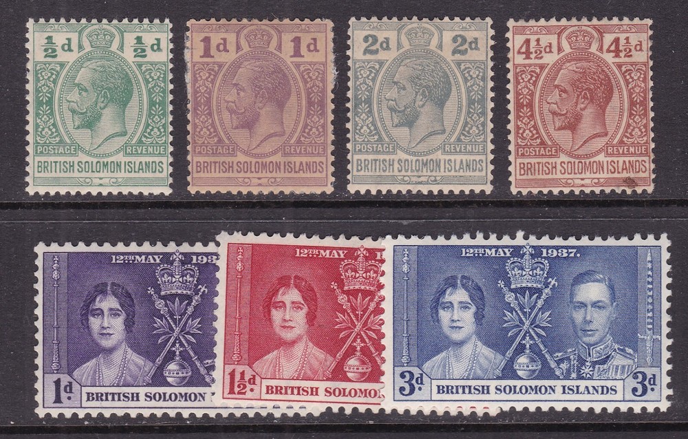 BRIT/ SOLOMON ISLANDS  ^^^^^^^#43^^66  hinged    collection @dco 5812solo