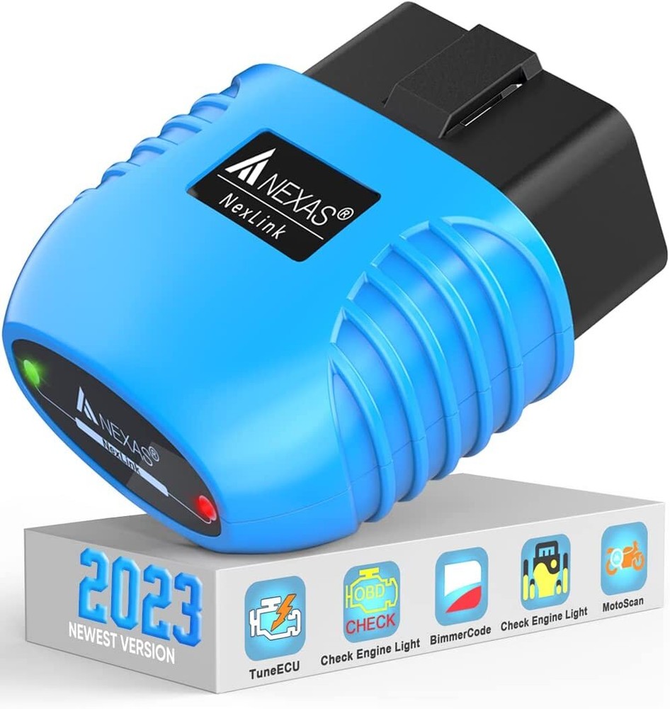 Car & Motorcycle Bluetooth Diagnostic Tool OBD2 Scanner Code Reader Check Engine