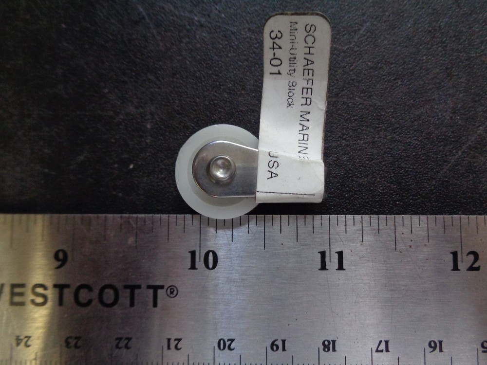 Schaefer-Mini-Utility Block 11/32 in. Inside strap 34-01