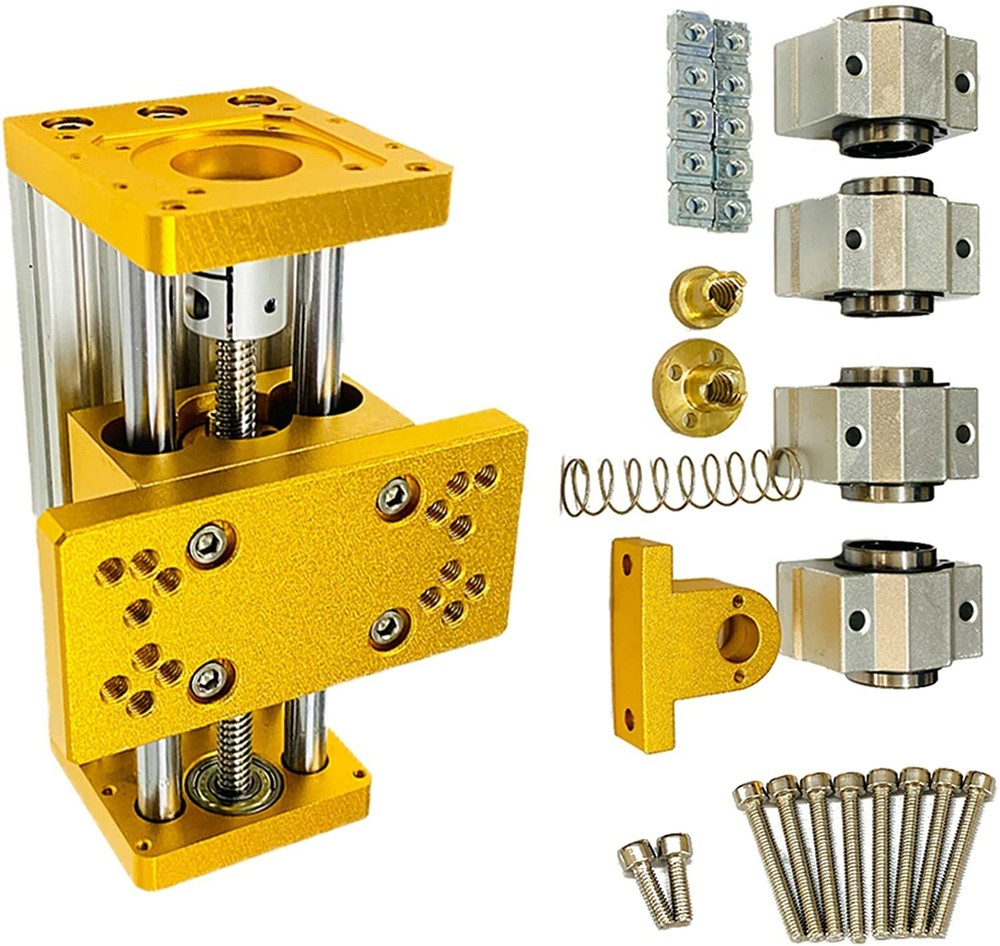 Aluminum Slide CNC Zaxis Module Support 3018Plus 52mm 500W Spindle + Upgrade kit