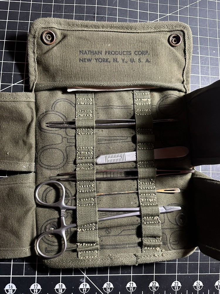 USGI First Aid bag set missing a few parts