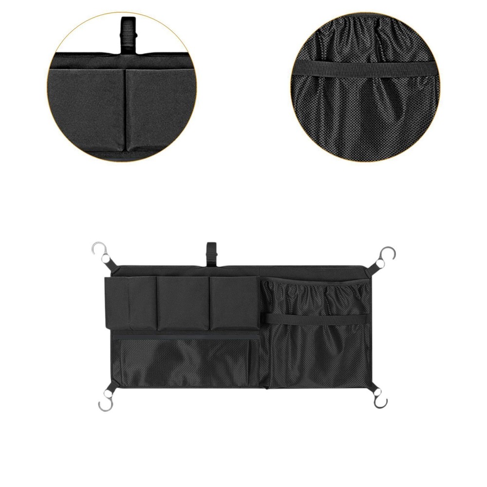 Foldable Wagon Side Pocket with Multiple Pockets Mesh Pockets 600D Oxford Cloth