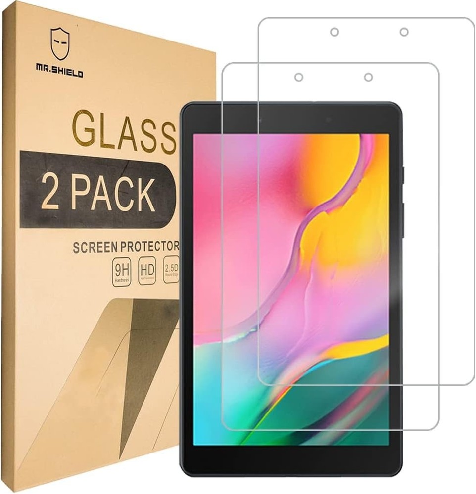 Mr Shield Samsung Galaxy Tab A 8.0 2019 Tempered Glass Screen Protector 2 Pack