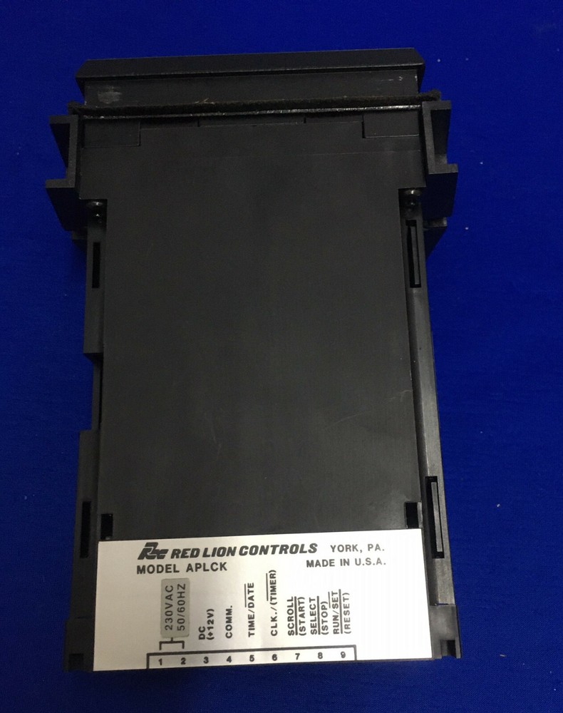 RED LION CONTROLS APLCK REAL TIME CLOCK/ELAPSED TIME INDICATOR
