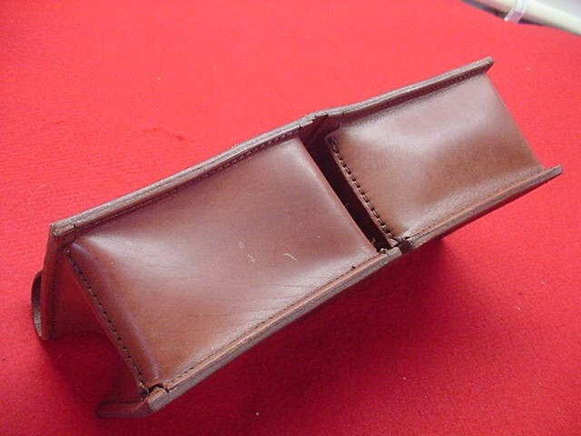 Leather- 2 Box- Shell Carrier- Trap Shooting- New!!!