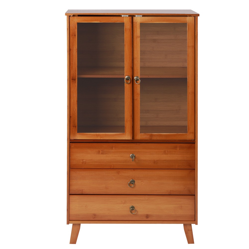Accent Storage Cabinet with 2 Doors Buffet & Sideboard Decorative Cabinet