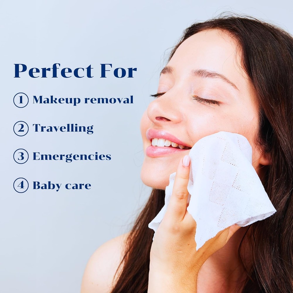 100 Compressed Towels Tablets - Biodegradable & Hypoallergenic - Face Towel - Tr