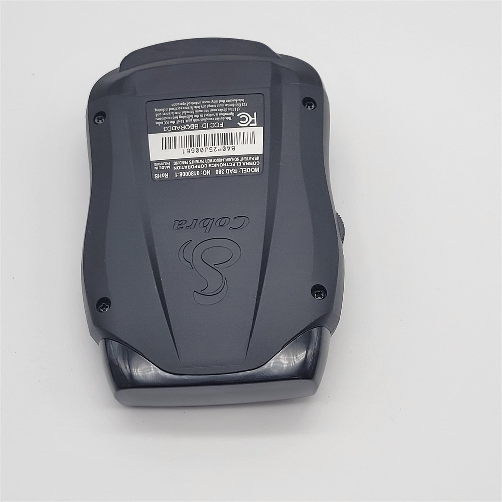Cobra RAD 380 Laser Radar Detector Long Range Detection, Black
