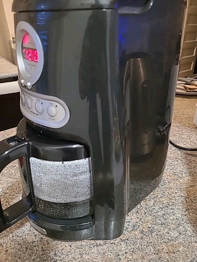 KitchenAid 10-Cup Programmable Coffee Maker KCM511ER-1 Black Working TESTED