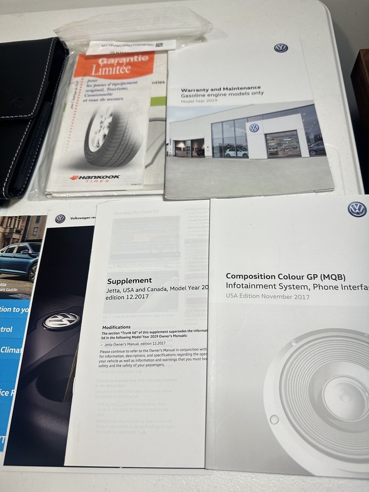 2019 Jetta volkswagen Owner's Manual