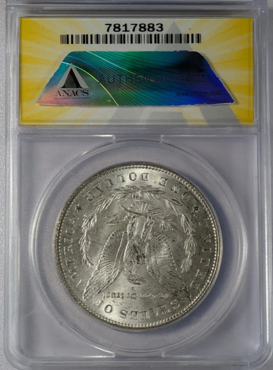 1899 Morgan Silver Dollar ANACS MS-62