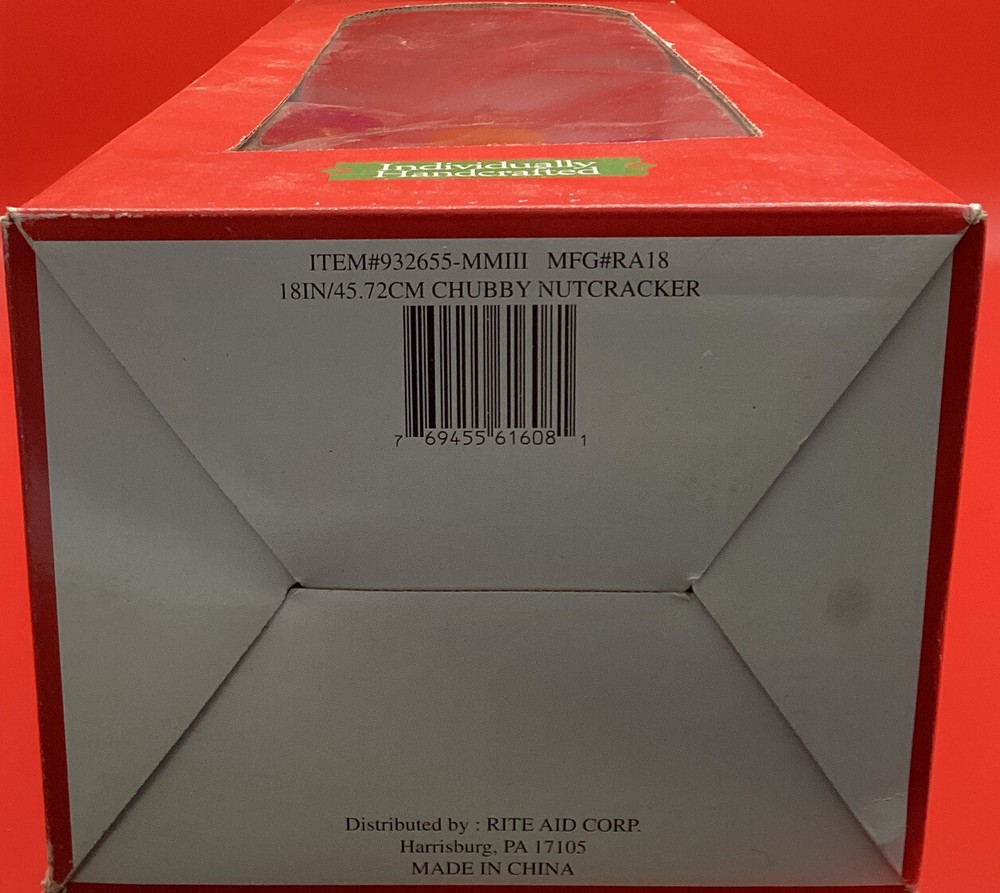 Vintage-Timeless Treasures 18" Nutcracker King Pre-owned Original Box