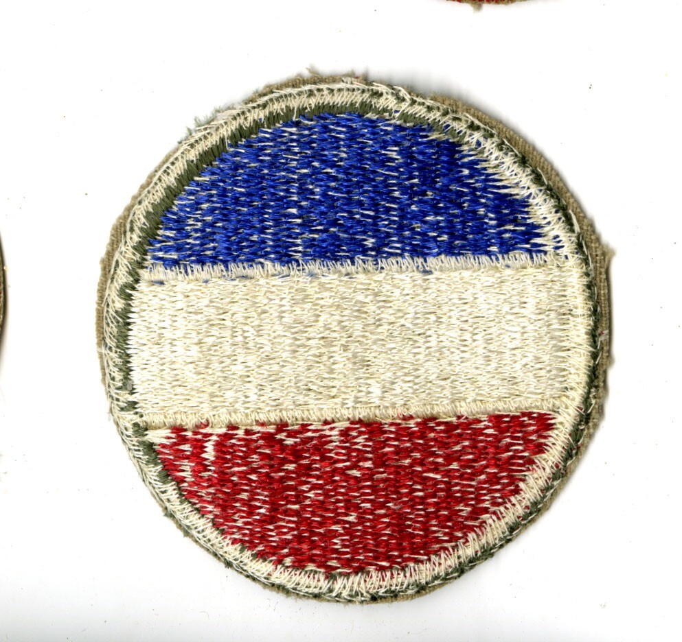Army Ground Forces White Back Patch WWII Original