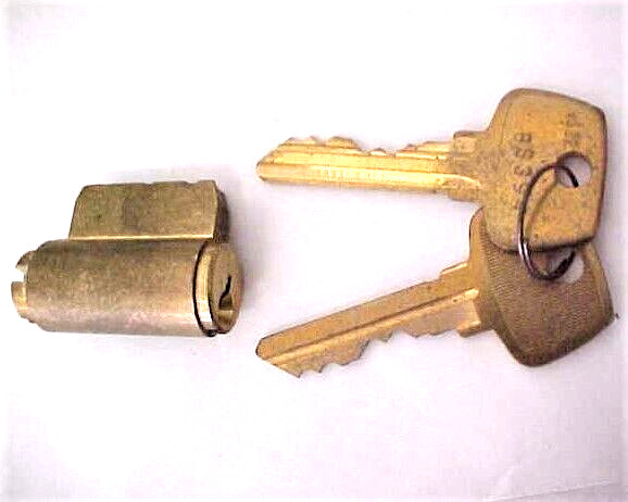 (3 Sets) NOS Cylinder Core Deadbolt Replacements w/ Keys