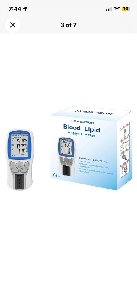 Portable Cholesterol Testing Kit - Easy Home Use