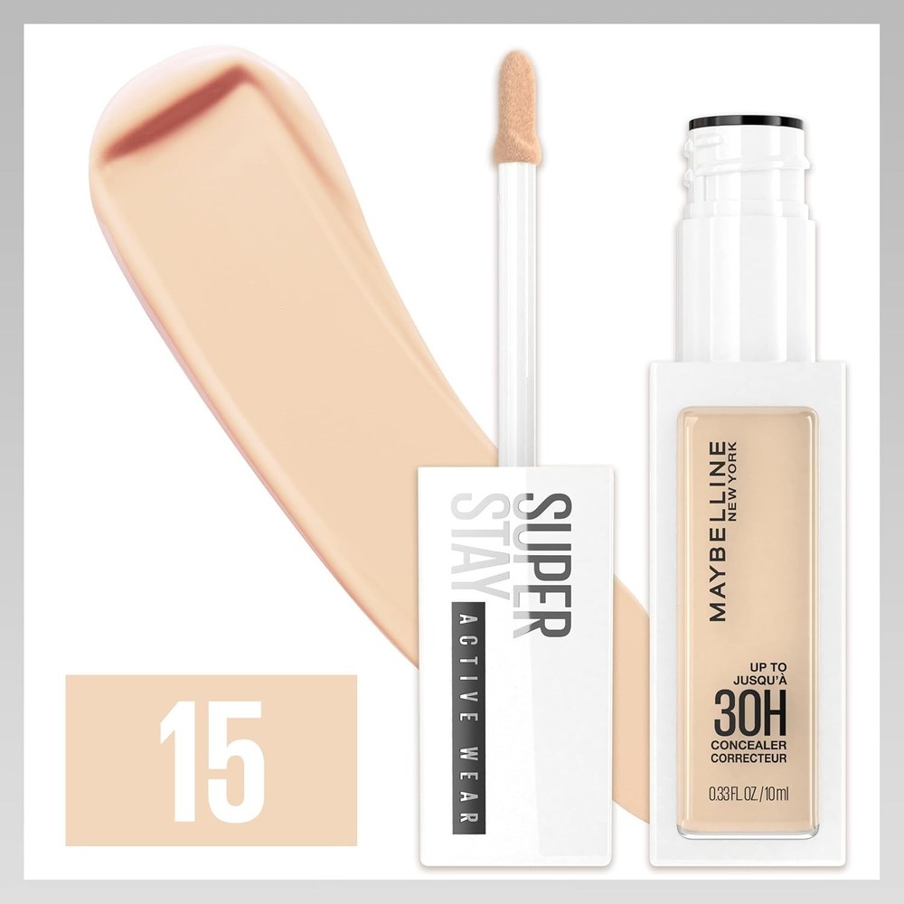 Maybelline Super Stay Liquid Concealer Makeup, Full Coverage Concealer 15