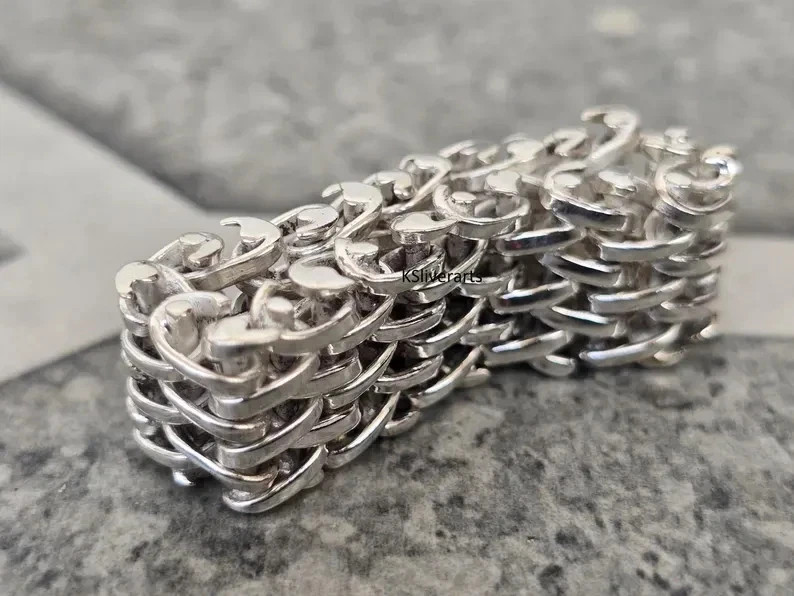 Flexible Ring, 925 Sterling Silver Ring, Silver Handmade Ring,