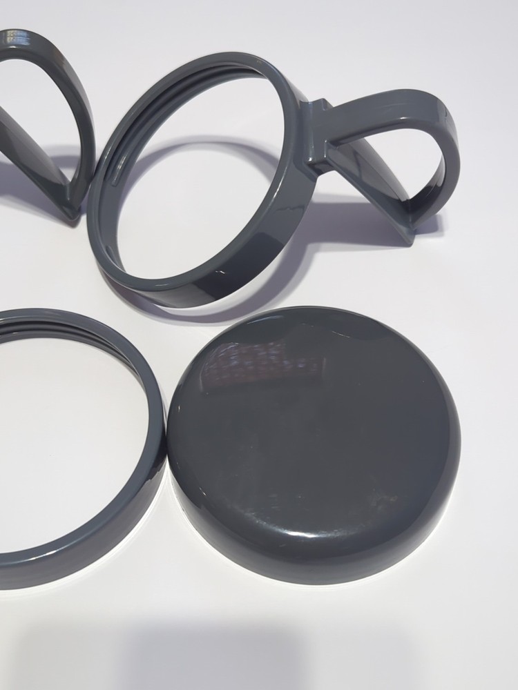 NutriBullet 2 Replacement Cup Rings And Cap Lot Of 7