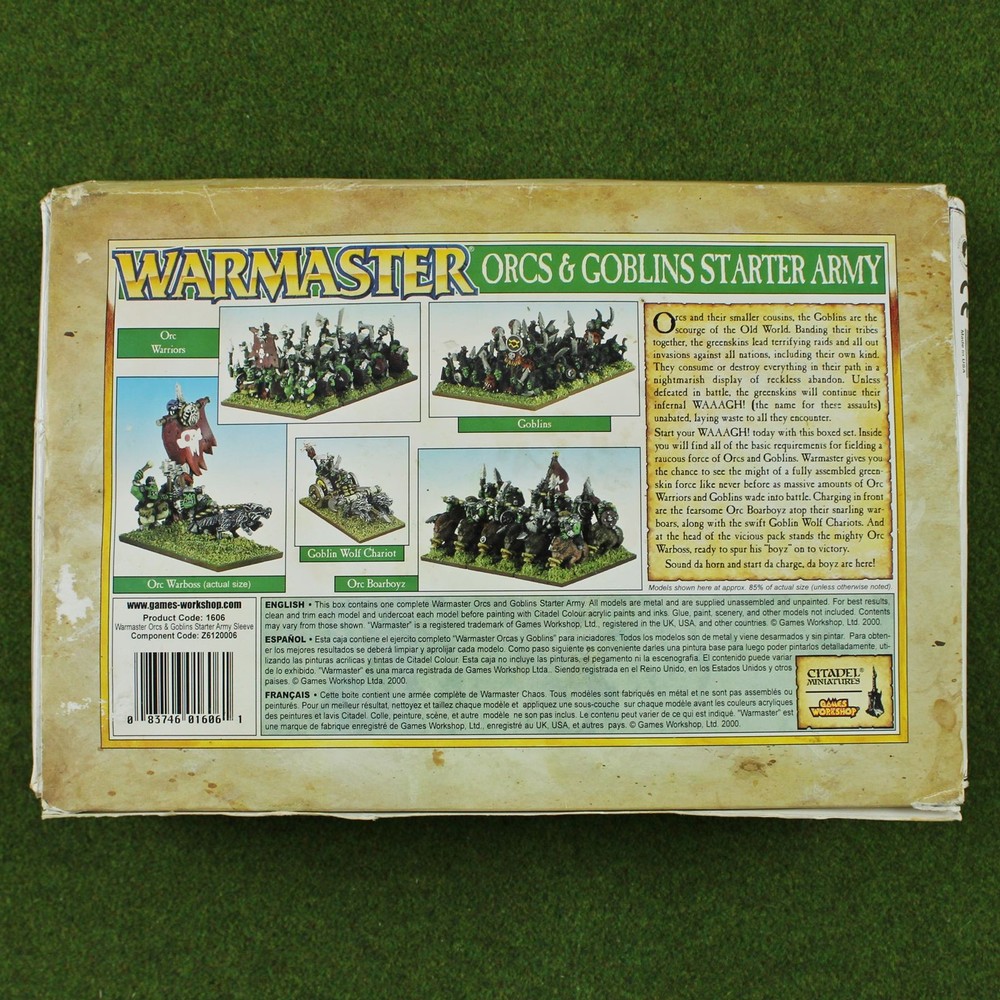 Warmaster Orcs & Goblins Starter Army - OOP - Games Workshop 10mm Warhammer