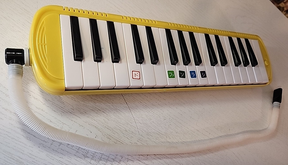 Keyboard Harmonica Blue Melody Mouth Piano - From JAPAN