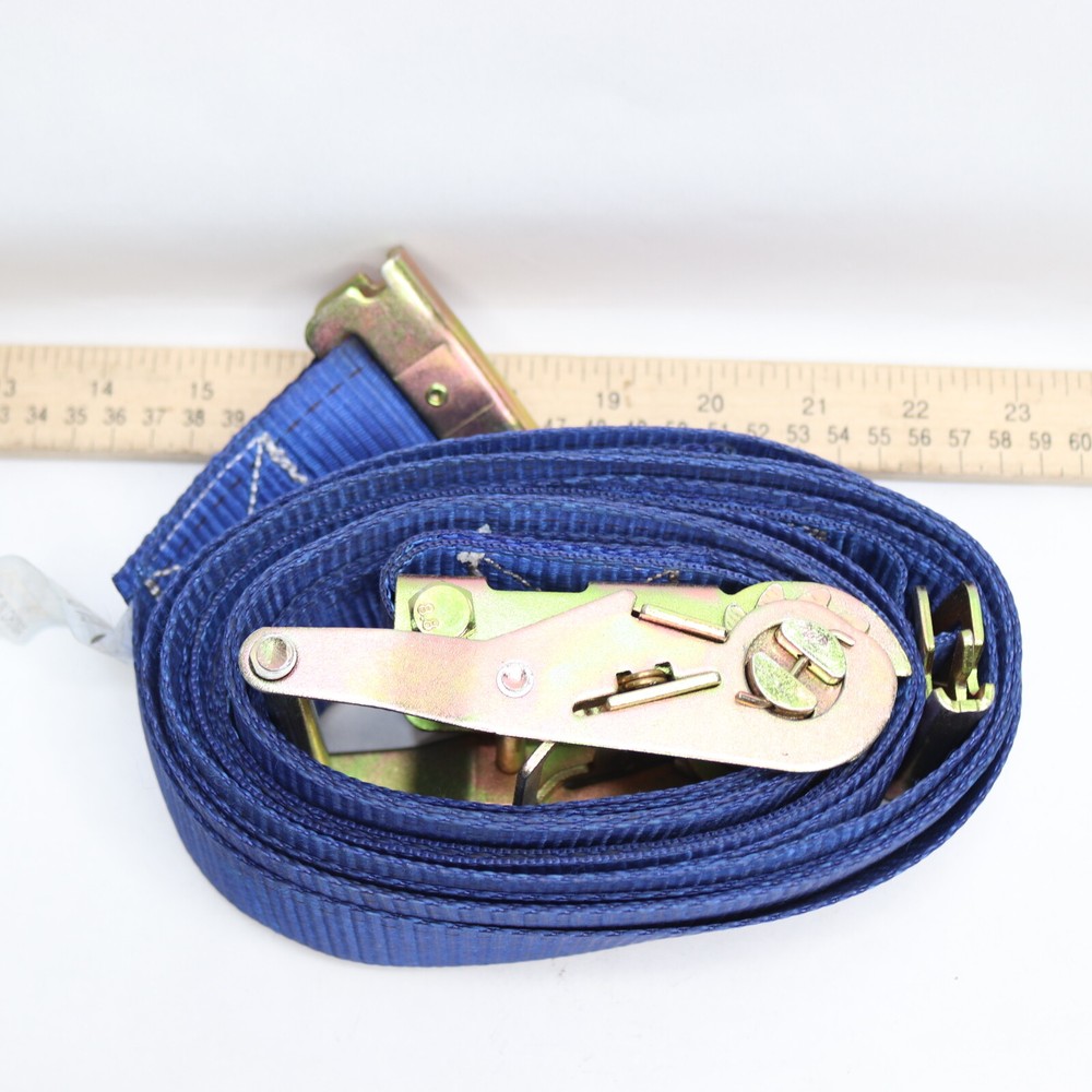 Pacific Cargo Control Ratchet Strap with Spring E Fittings 2" x 20'