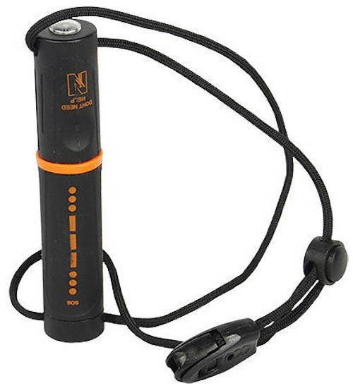 FLINTSTRIKER FIRE STARTER EMERGENCY FLINT STRIKER SURVIVAL TOOL with COMPASS