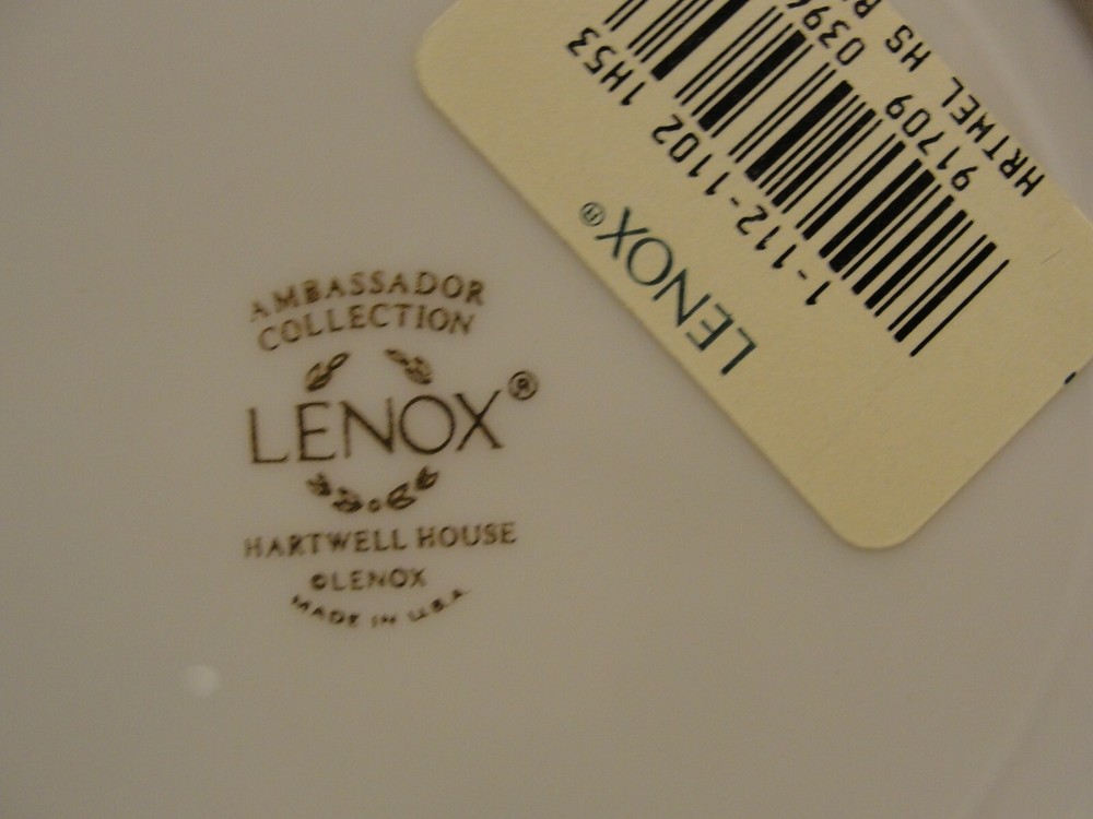 LENOX HARTWELL HOUSE 6 BREAD PLATES 6 1/4"