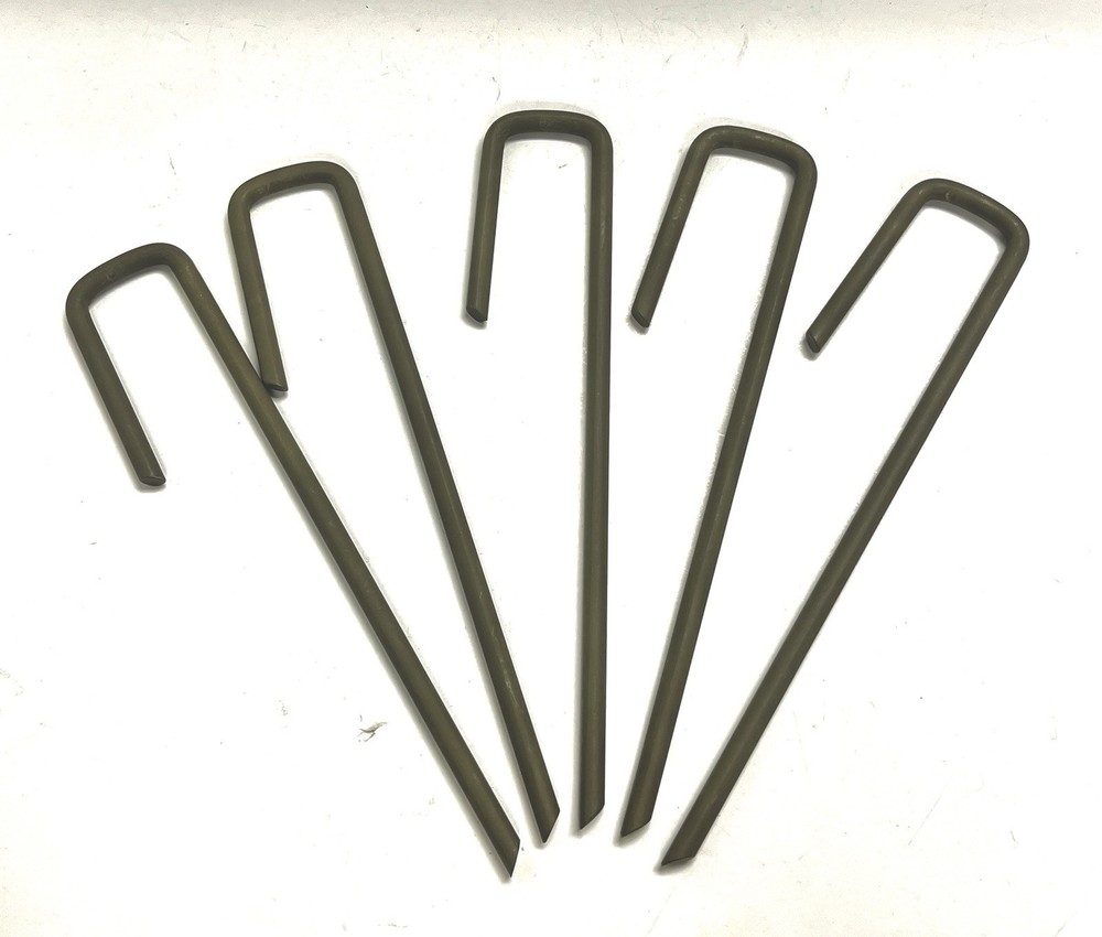 Military Airmobile Steel Tent Stakes -- 8340-00-134-4855 -- Lot of 5 -- NEW
