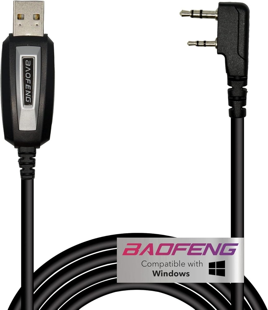 MIRKIT Baofeng Programming Cable for Two Way ham Portable radios: UV-5R, 5RA, 5R