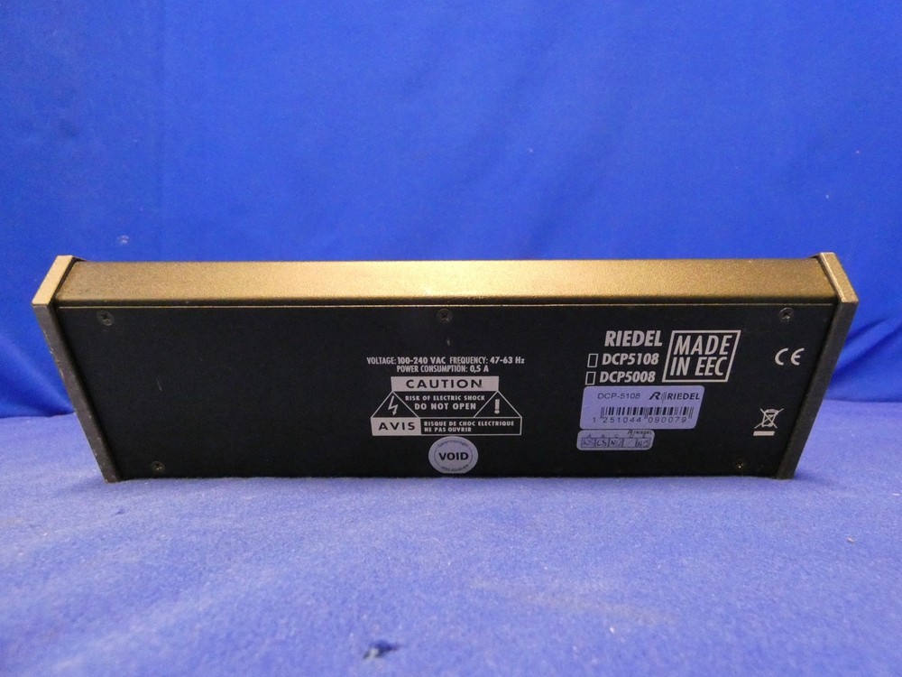 Riedel DCP-5108 Intercom Panel w/Microphone, Power Cord
