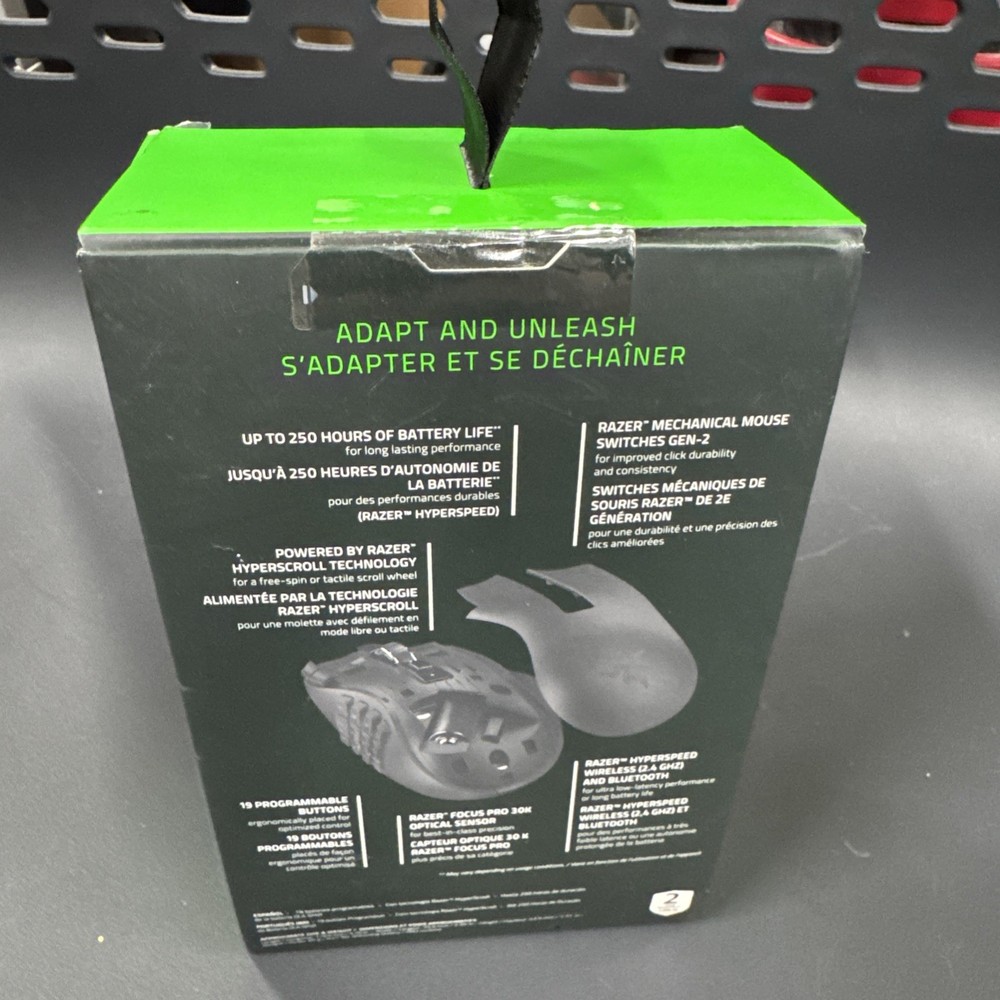 Razer NAGA V2 Hyperspeed Ergonomic Wireless Gaming Mouse