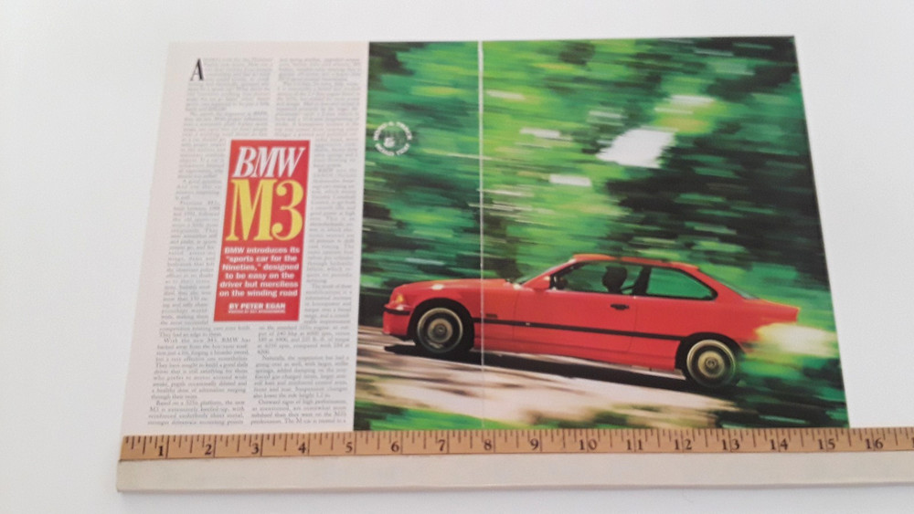 1995 BMW M3  ORIGINAL 1995 ARTICLE