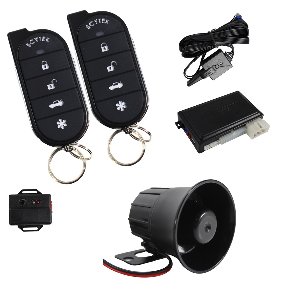 A4 5 Button Remote Engine Start, Keyless Entry, Security System w/ 2 Remotes