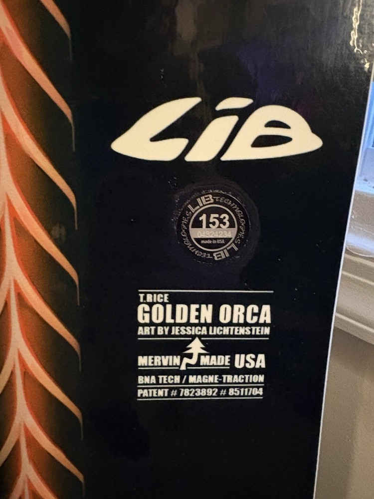 2025 lib tech golden orca 153 Travis Rice