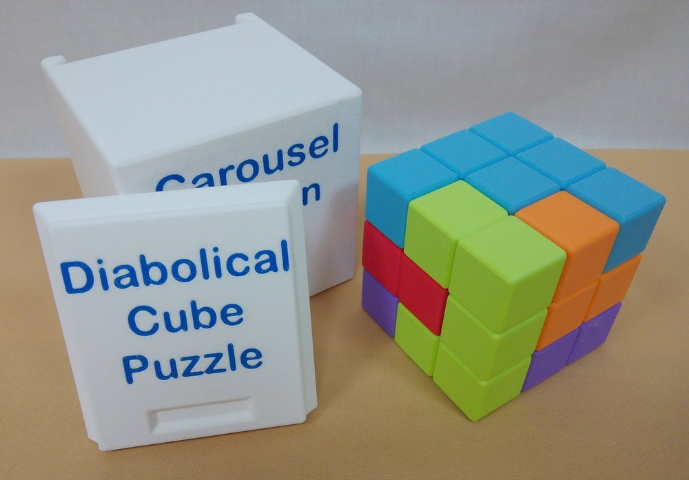 3-D Printed Diabolical Cube Puzzle