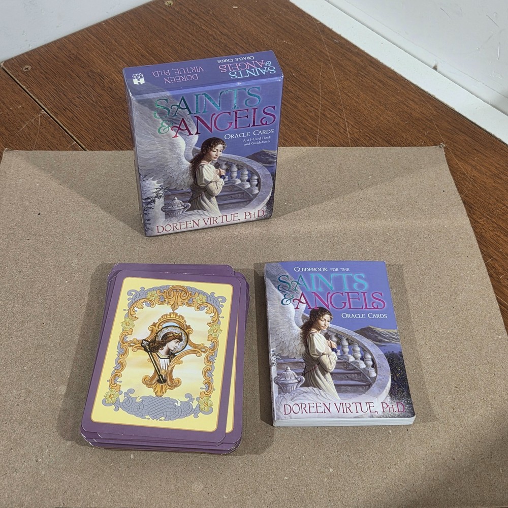 Saints & Angels Oracle Cards Doreen Virtue Complete