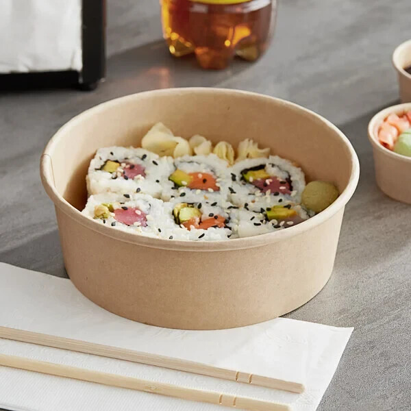 32OZ 1000ML KRAFT SALAD BOWLS – 300unit/case