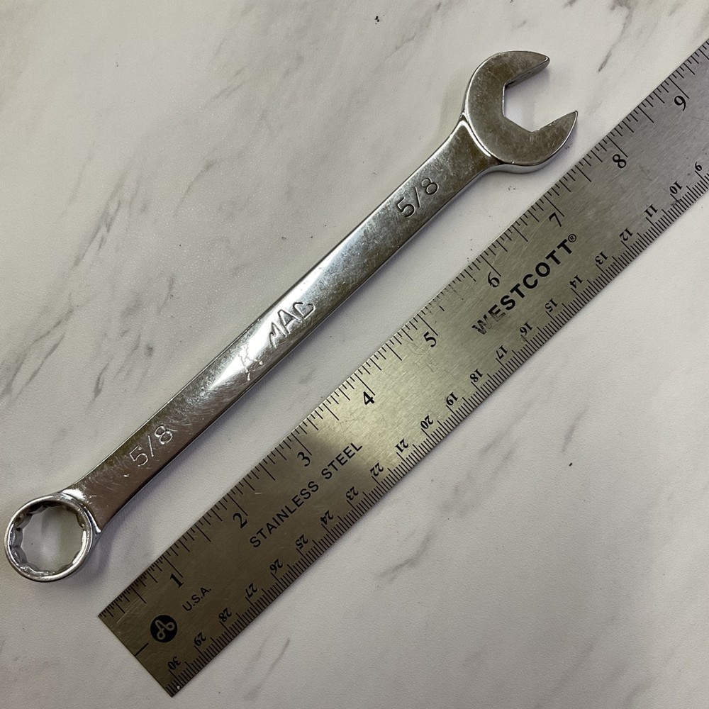 Mac Tools CL202 5/8" 12 Point Chrome Combination Wrench