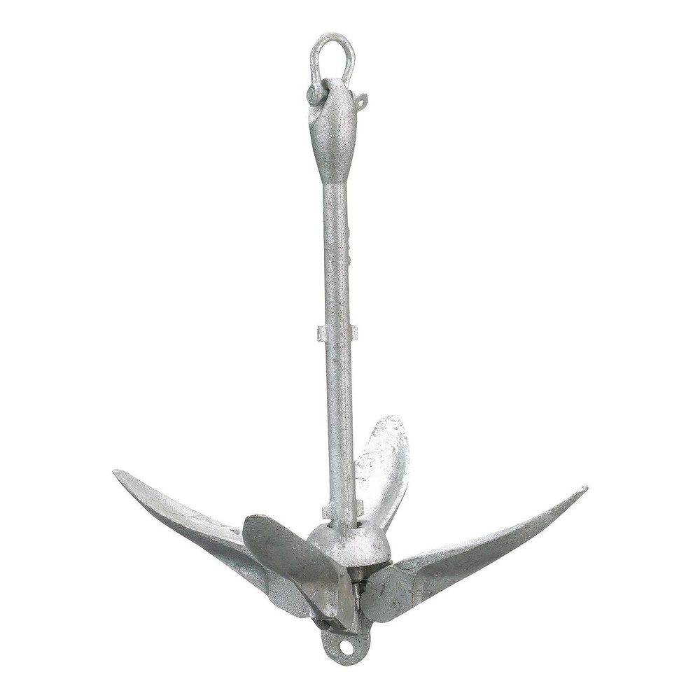 Seachoice 41020 Galvanized Folding Grapnel Anchor 7 lbs.