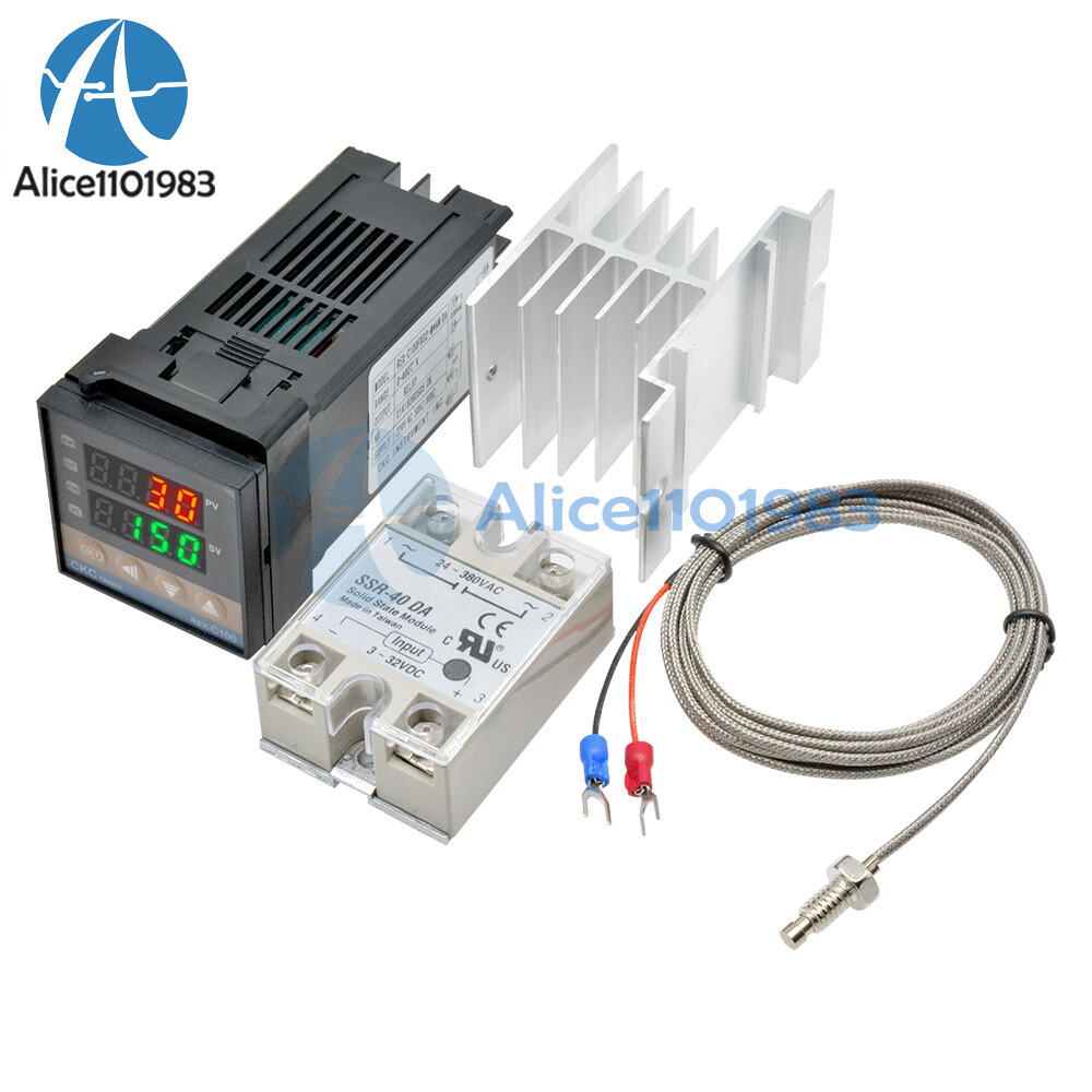 REX-C100 Digital Thermostat temperature Controller SSR Output K Thermocouple
