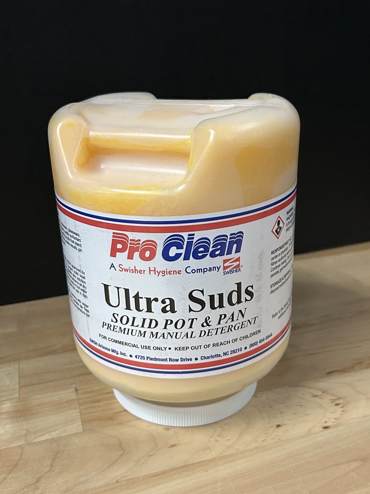 5 lbs Container ~ ProClean Ultra Suds Premium Manual Solid Pot and Pan Detergent