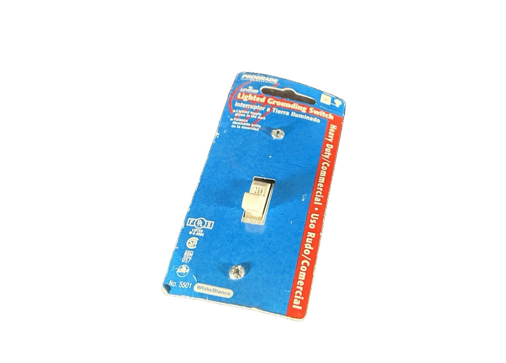 🔥Leviton 5501-LHW Lighted Handle Toggle Switch (Illuminated OFF) 15A ~ 10 Units